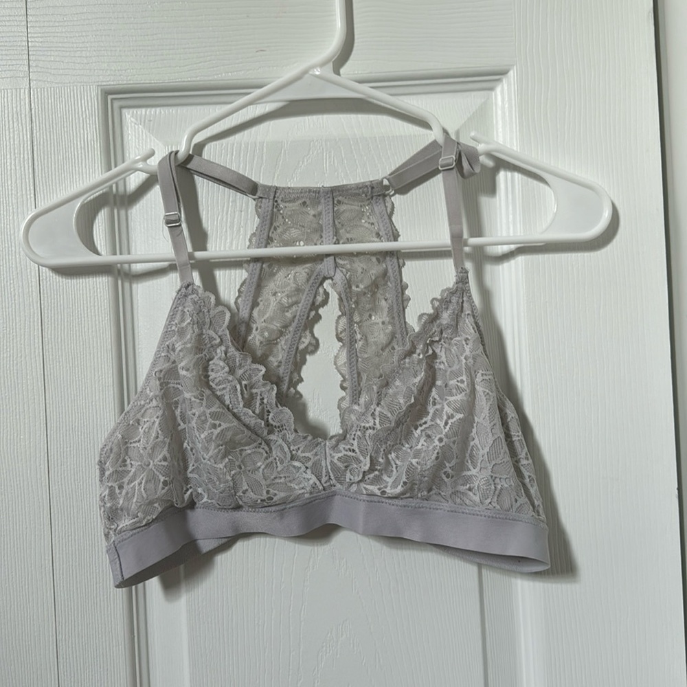 Gray Aerie Lace Bralette